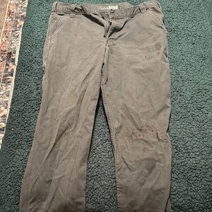 Men's Carhartt Gray Relaxed Fit Rugged Flex Work Pants